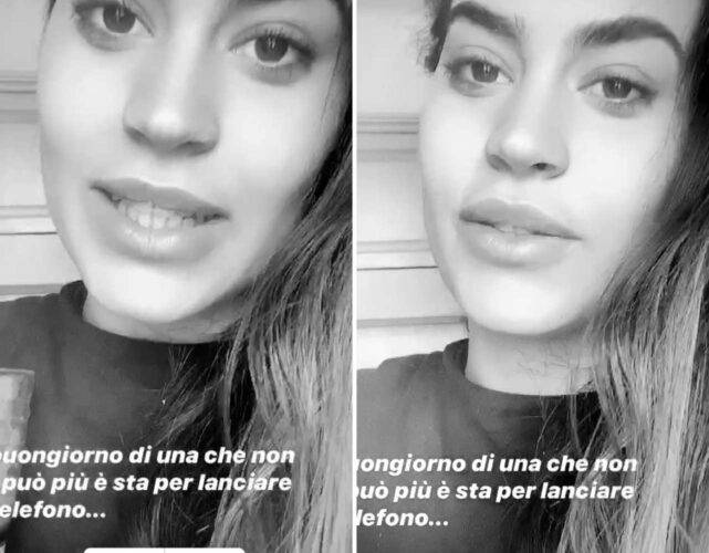 Veronica Burchielli stories (fonte Instagram @vernocaburchielli)