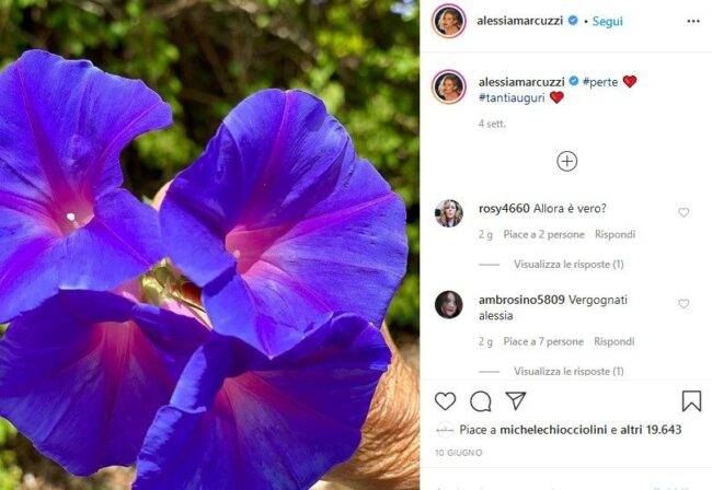 Alessia Marcuzzi (fonte Instagram @alessiamarcuzzi)