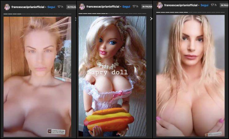 Francesca Cipriani: la barbie senza intimo ignora le critiche
