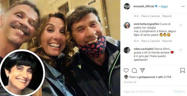 Gianni Morandi (fonte Instagram @morandi_official)