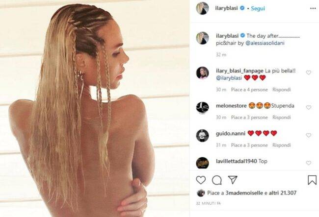 Ilary Blasi (fonte Instagram @ilaryblasi)