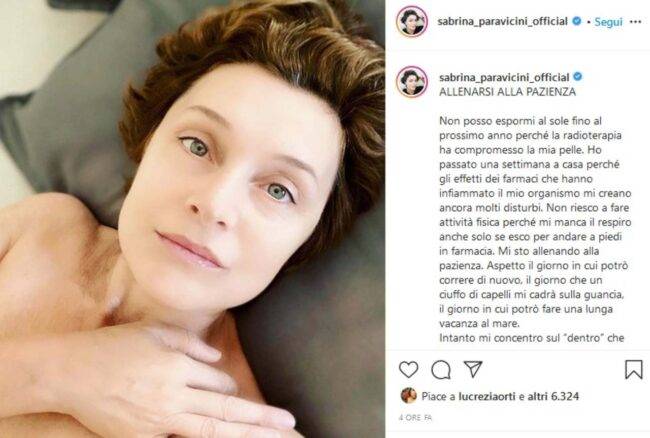 Sabrina Paravicini (fonte Instagram @sabrina_paravicini_official) 