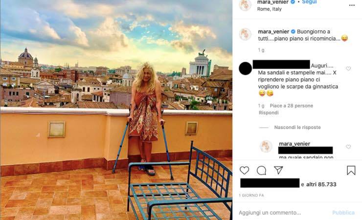 Mara Venier "leonessa": la forza di chi cade ma sa rialzarsi