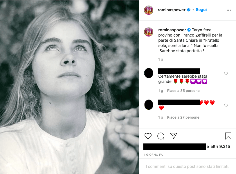 Romina Power, Taryn "sarebbe stata perfetta": rimpianto amaro
