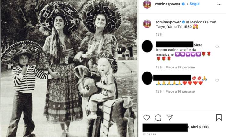 Romina Power, felicità in bianco e nero: l'amore rende simili