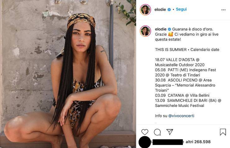 Elodie sexy in bikini: ma quanto costa il suo outfit?