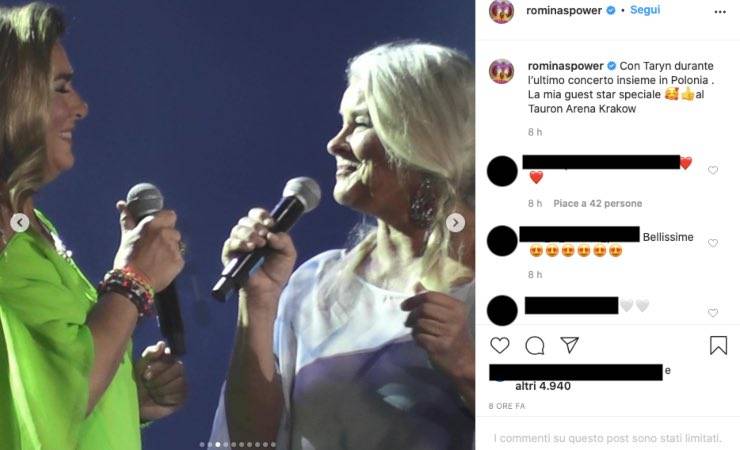 Romina Power, il cuore fa male: l'una negli occhi dell'altra