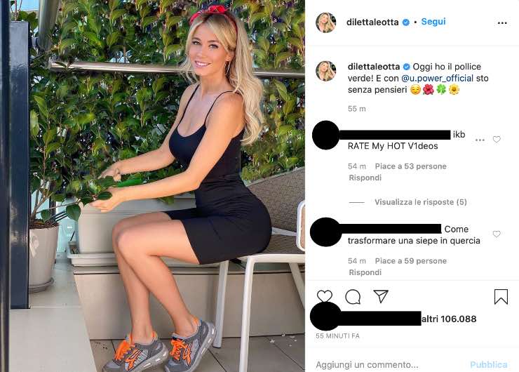 Diletta Leotta dea della natura: il vestito troppo corto fa impazzire