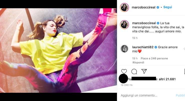 Laura Chiatti, quanto amore nella dedica: "La vita che dai"