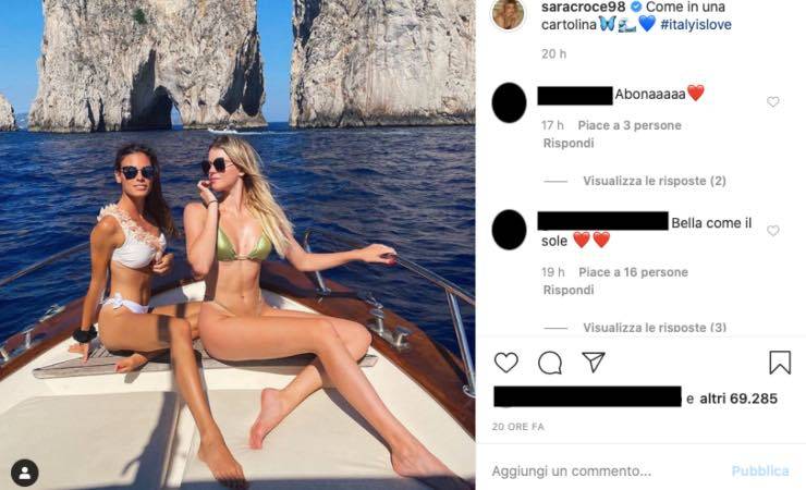 Sara Croce, bonas da urlo in costume: "3 meraviglie della natura"