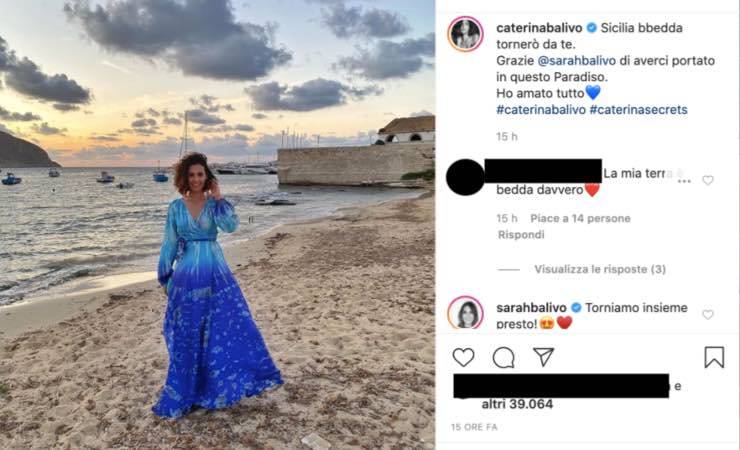 Caterina Balivo 'incontra' e omaggia il paradiso: "Ho amato tutto"