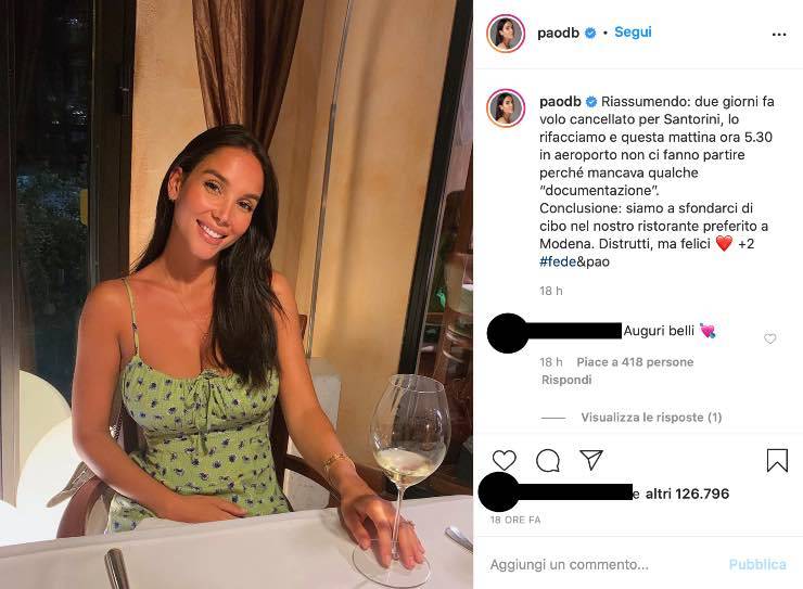 Paola Di Benedetto, addio anniversario: "Distrutti, ma felici"