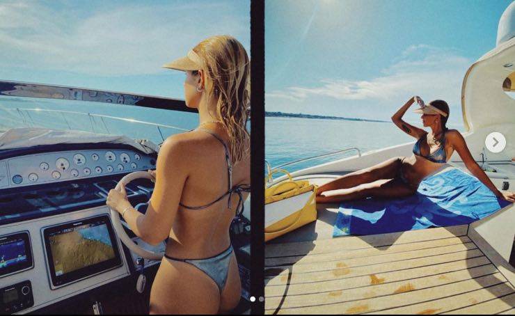 Ginevra Lamborghini, capitana in bikini: sorprende anche Elettra?