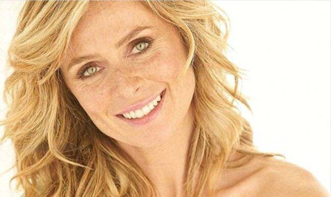 Serena Autieri senza trucco