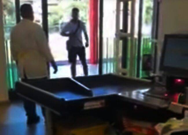 Supermercato (fonte video Facebook)