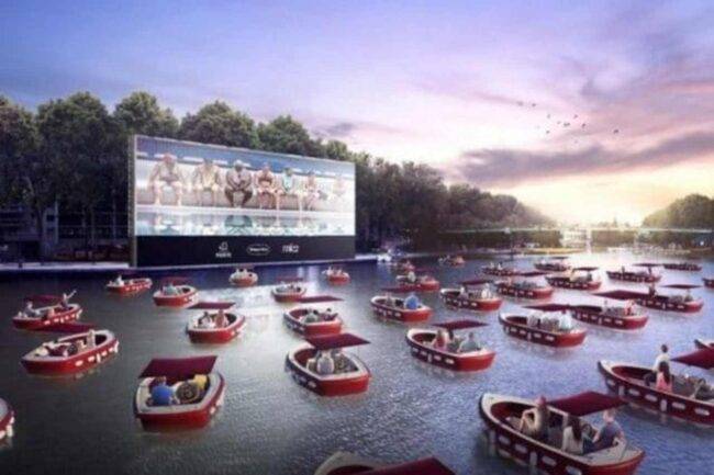 Parigi, ecco il primo cinema galleggiante del mondo