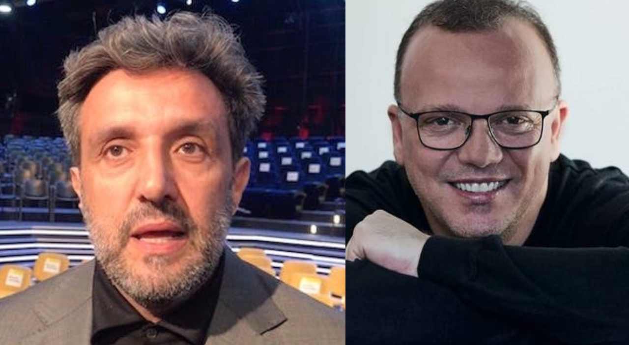 Gigi D'Alessio e Flavio Insinna