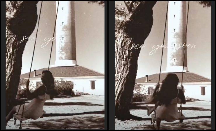 Laura Torrisi sull'altalena ritorna bambina: "Mi manchi tu"