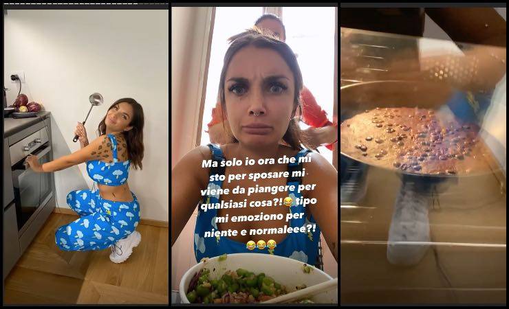 Elettra Lamborghini Instagram: la cantante sexy in cucina