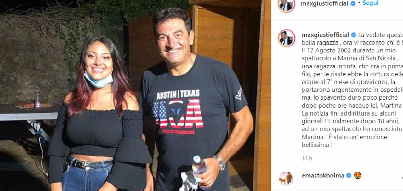 Max Giusti e Martina