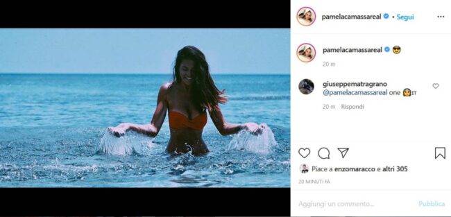 Pamela Camassa (fonte Instagram @pamelacamassareal)