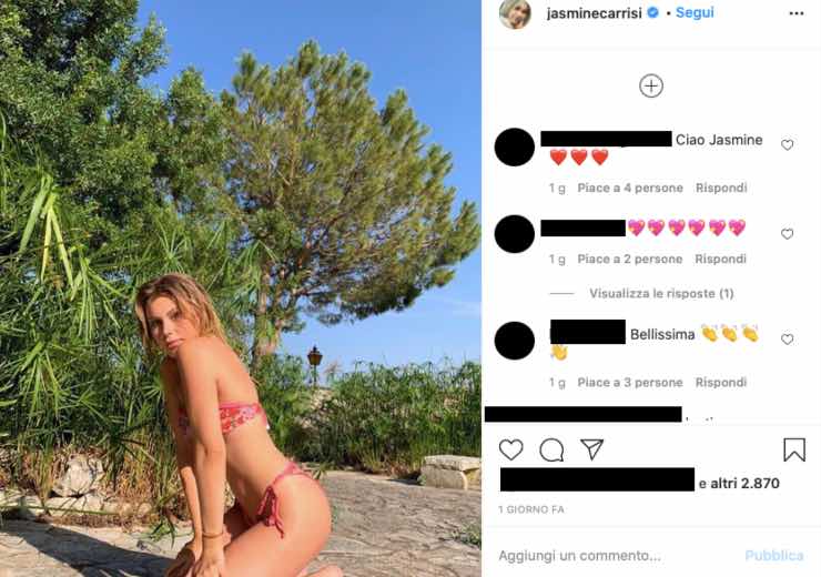 Jasmine Carrisi bellezza in bikini: Albano dovrà accettarlo