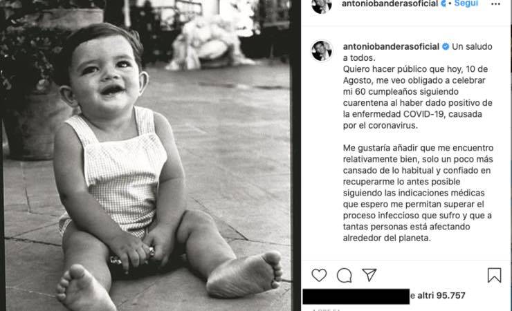 Antonio Banderas, fan in ansia: 60 candeline in isolamento