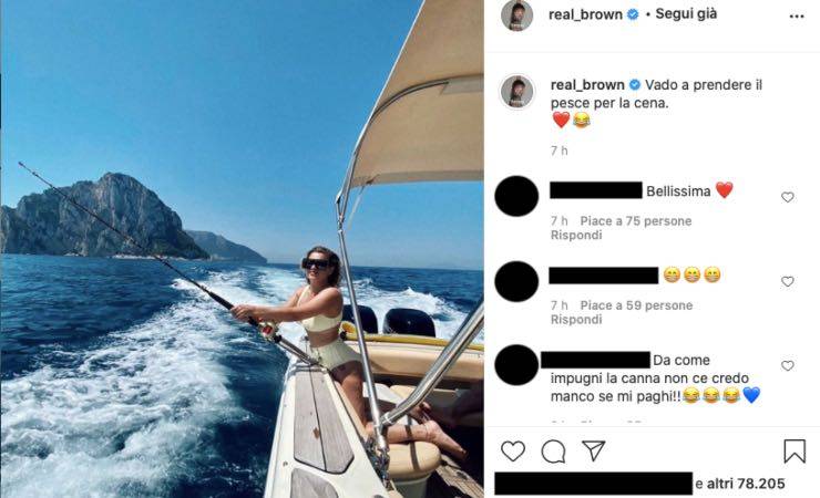 Emma Marrone pescatrice per un giorno: all'amo pesca l'amore?