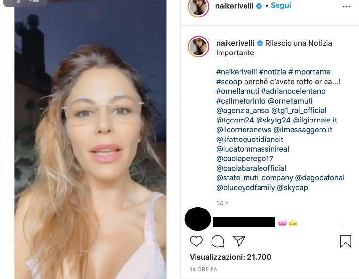 Naike Rivelli, le sue parole sono durissime: "Lasciateci in pace"