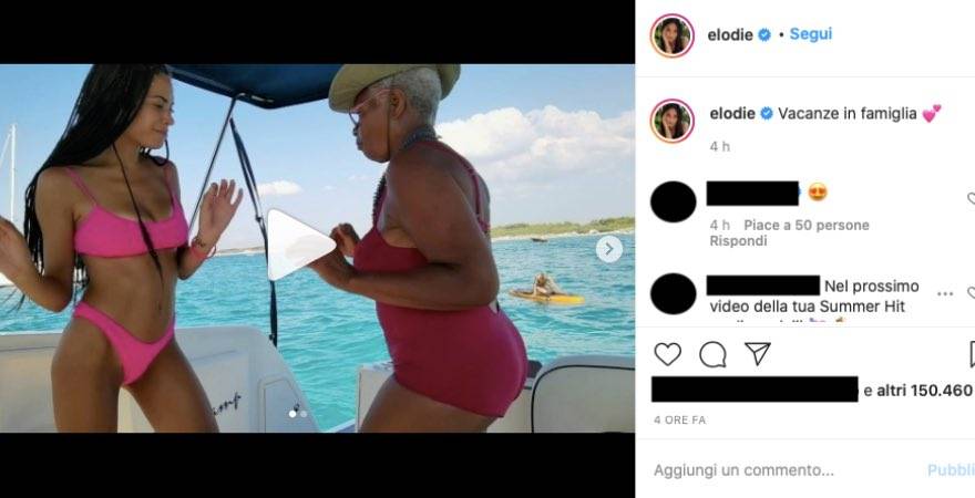 Elodie balla in costume con una persona speciale: "quanto amore"