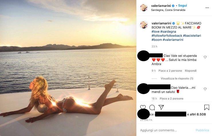 Valeria Marini, fisico statuario e lato b da urlo: "Qualcosa di raro"