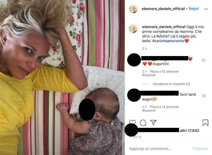 Eleonora Daniele, giornata speciale: "La felicità? Lei il regalo più bello"