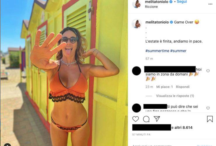 Melita Toniolo bikini, la foto non lascia dubbi: "Game over"