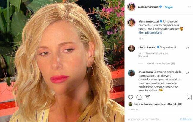 Alessia Marcuzzi (fonte Instagram @alessiamarcuzzi)