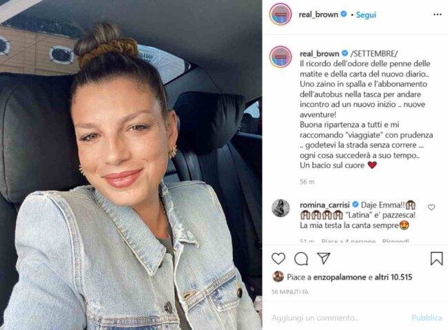 Emma Marrone (fonte Instagram @real_brown) 