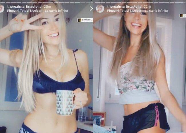 Martina Stella che balla (fonte Instagram @therealmartinastella)