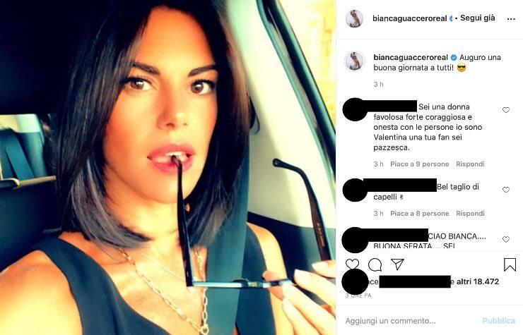 Bianca Guaccero "Che cerbiatta": lo sguardo ammalia tutti