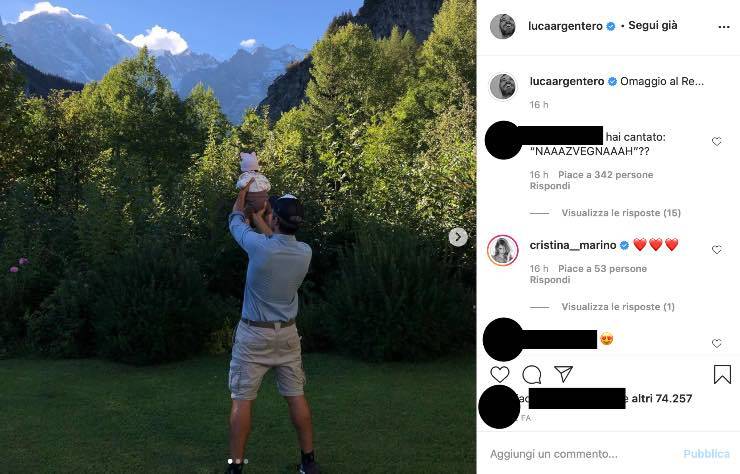 Luca Argentero tenerissimo papà: ecco in gita con la piccola Nina