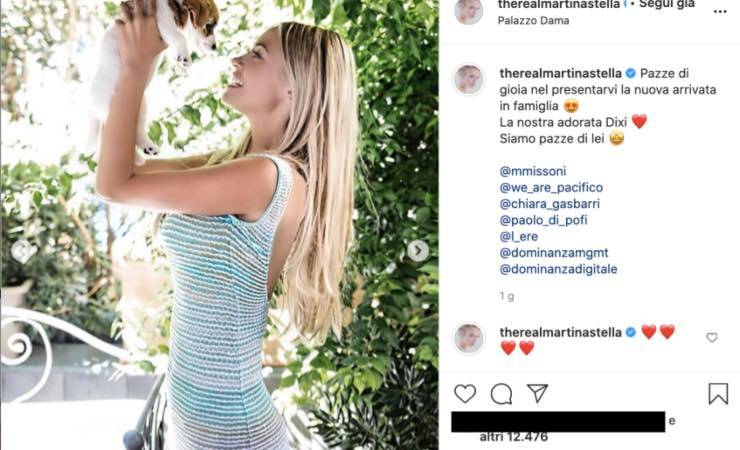Martina Stella è "pazza di gioia": la famiglia si allarga