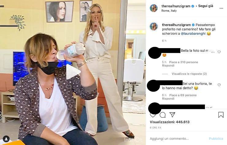 Michelle Hunziker svela a tutti cosa fa nel camerino: "Furbetta"