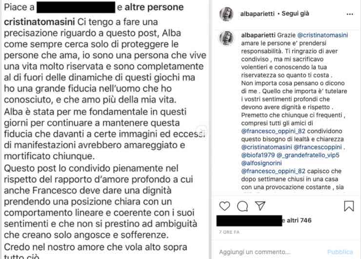 Alba Parietti al figlio Oppini: "lucidità e rispetto", scuote il GF Vip