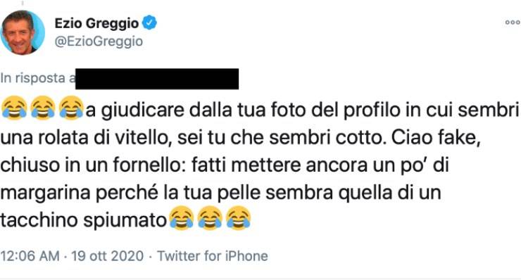 Ezio Greggio furibondo contro un fan: la risposta piccata accende gli animi