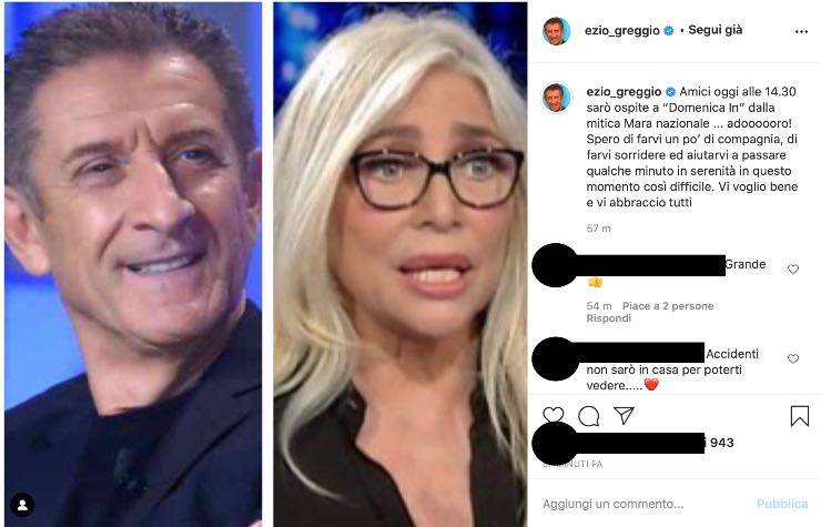 Ezio Greggio, la dedica che commuove: "qualche minuto in serenità"