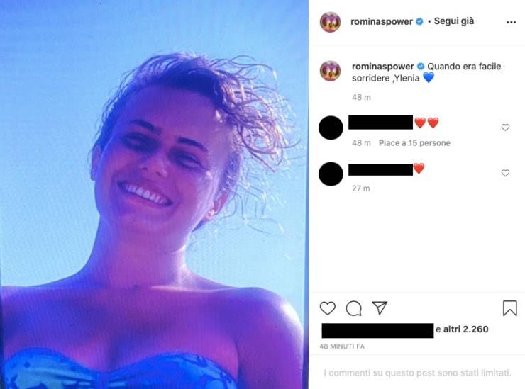 Romina Power commuove, dolore per Ylenia: la foto che fa più male