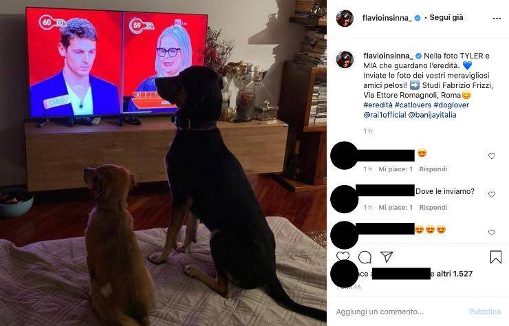 Flavio Insinna ha due telespettatori molto speciali: "Che meraviglia"