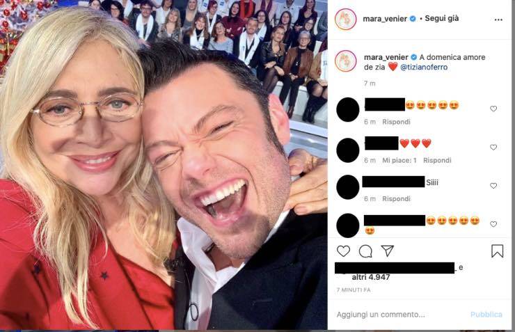 Mara Venier fa esplodere di gioia i fan: "A domenica, amore de zia"