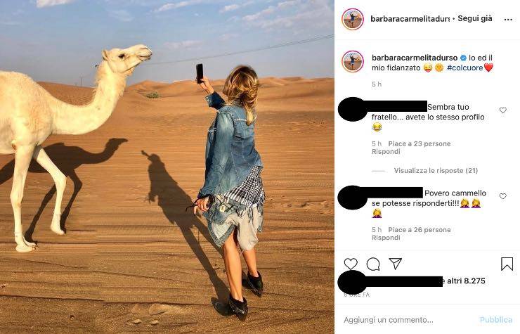 Barbara D'Urso mostra il 'fidanzato', ironia dei fan: "Anche lui guarda Matano"