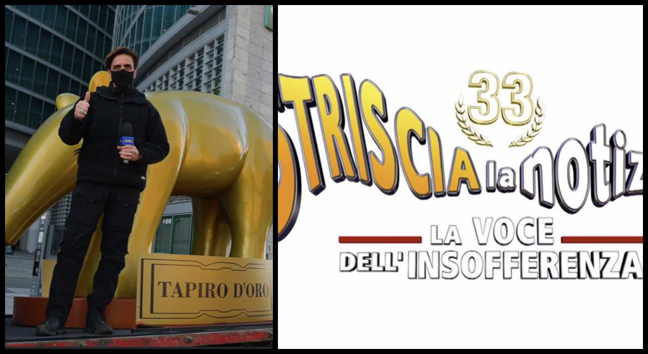 Striscia La Notizia, il tapiro è gigante: consegnato ad una Regione