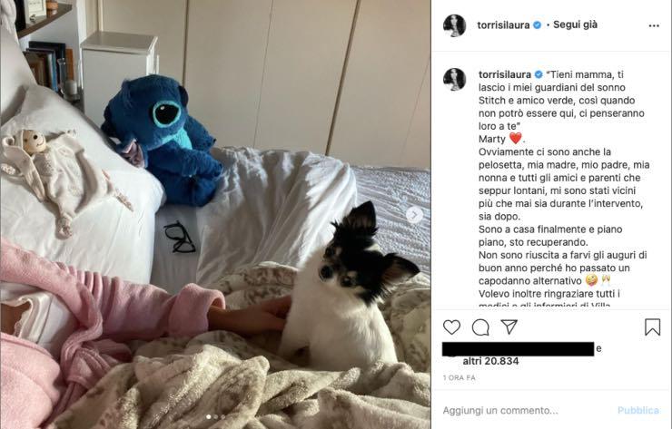 Laura Torrisi in ospedale spaventa, il gesto commuove: "tieni mamma"