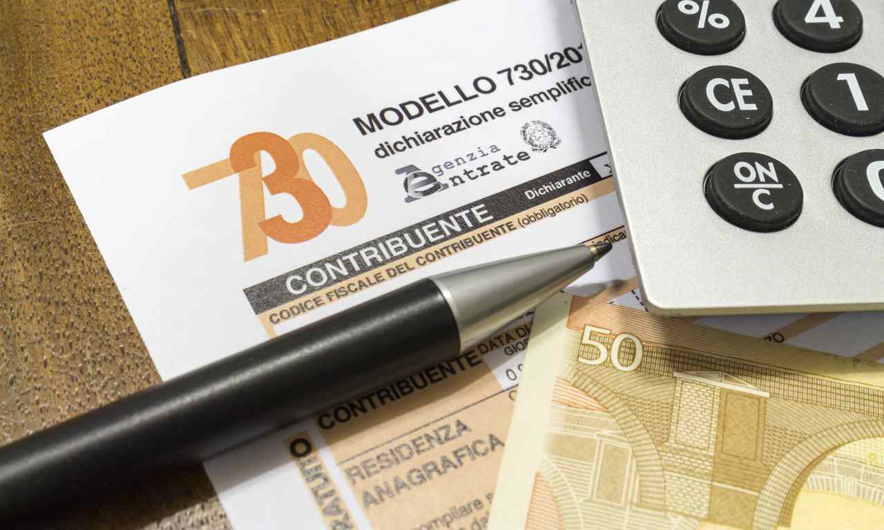 Modello di dichiarazione dei redditi 730